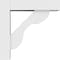 Ekena Millwork Standard Carmel Architectural Grade PVC Bracket With Block Ends, 5"W x 12"D x 12"H BKTP05X12X12CAR05 - alternate 2